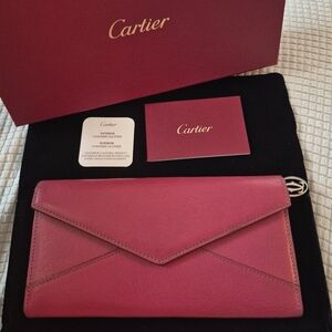 Cartier Envelope Leather Wallet